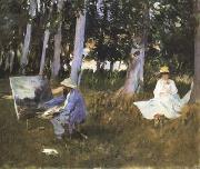 John Singer Sargent Claude Monet Painting at the Edge of a Wood (mk18) oil painting picture wholesale